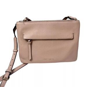 VINCE CAMUTO Crossbody Bag Light Pink Pebble Leather Handbag